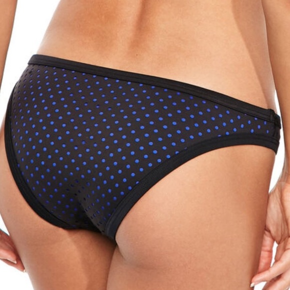 Seafolly All Sport Black Mesh Scuba Perforated Lined Hipster Swim Bottom New! - Picture 3 of 5